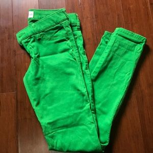 Hollister green jeans